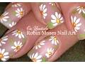 DIY Easy White Daisy Nails Simple Spring Nail Art Design Tutorial