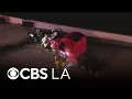 2 dead after semi-truck sedan collide on 210 Freeway in San Fernando Valley