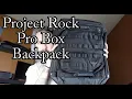 Project Rock Pro Box Backpack Gym Bag Military Tactical Under Armour Review
