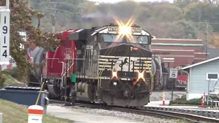CPKC southbound at south yard limits and 253 at Water Works October 31 2023