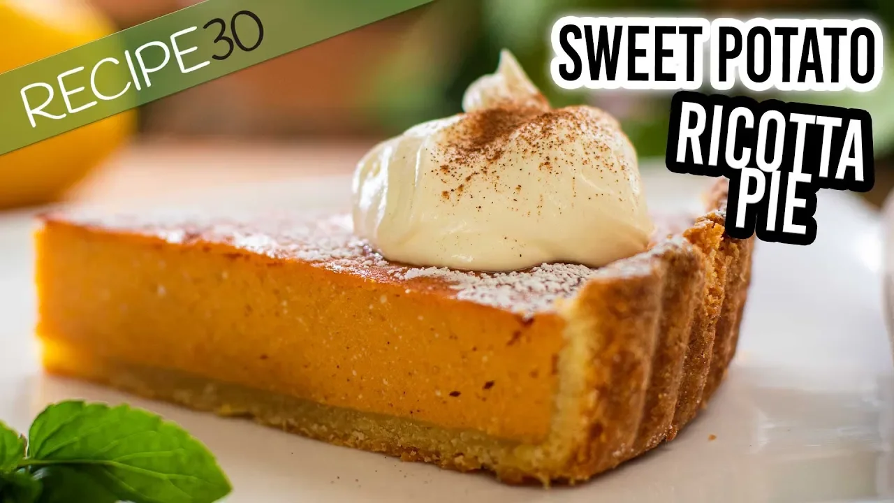 Sweet Potato Ricotta Pie