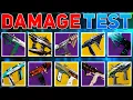 What is the BEST SMG for DPS Damage Testing Destiny 2 Revenant Act 2