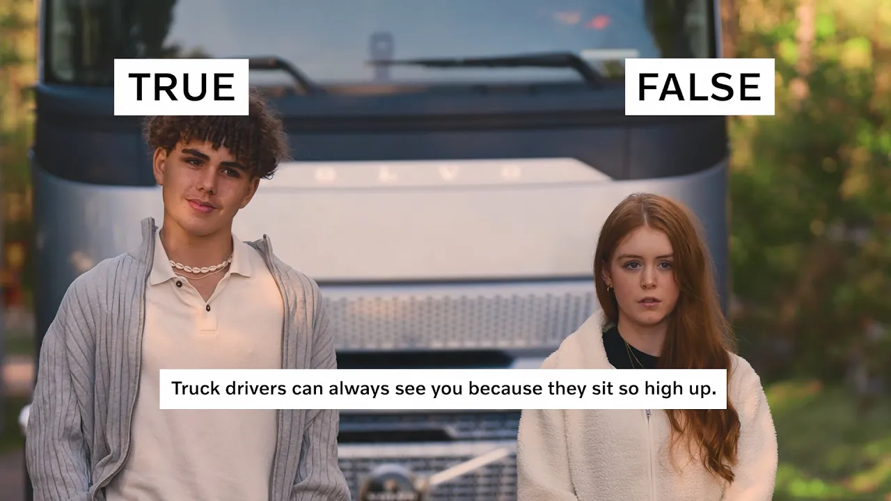 Volvo Trucks — Volvo — Road Safety Facts (YouTube video ad)