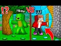 JJ and Mikey : EMERALD vs DIAMOND Touch Battle in Minecraft ! - Maizen