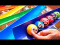 Lagu Marble Run Race ASMR Whirlpool Poptubes