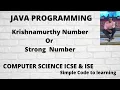 Krishnamurthy Number in java Strong Number in java using BlueJ Hindi