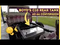 Boyd Fuel Tank Rear Mount Conversion Bed crossmember Mod 62 C10 Chevy PickUp Truck PROJECT no 10