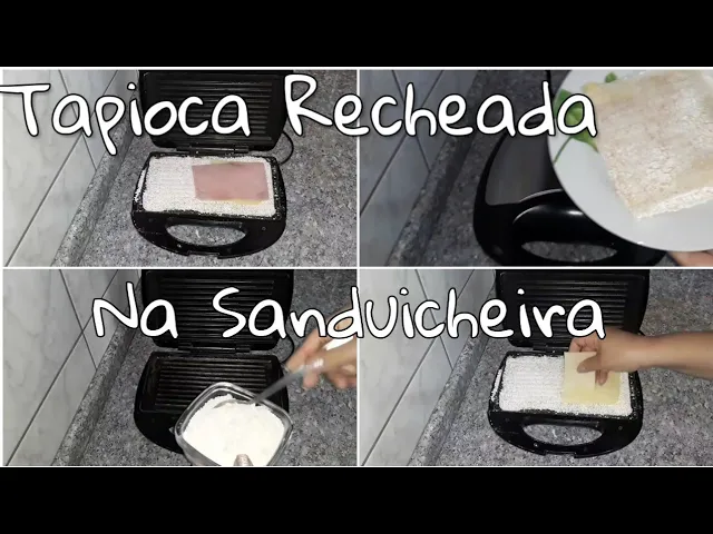 TRUQUE PARA FAZER TAPIOCA NA SANDUICHEIRA ANA CLAUDIA CAMILLO