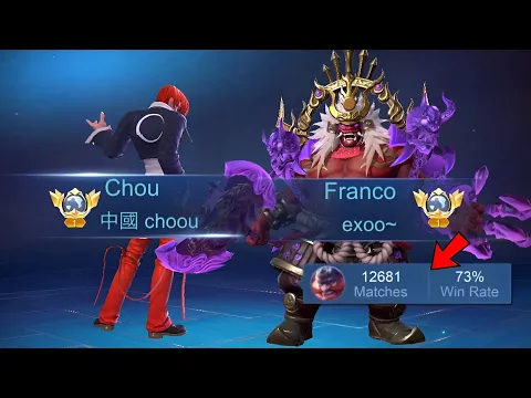 Download MP3 I FINALLY MET THE BEST FRANCO IN RANKED!!😱 (enemy thought he’s using maphack)