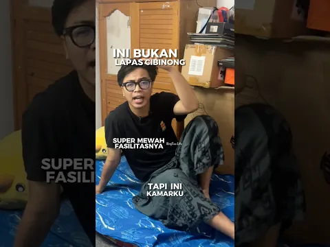 Kamarku lebih Lapas daripada Lapas Cibinong ! #shorts