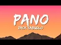 Download Lagu Zack Tabudlo - Pano (Lyrics) \