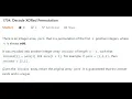 Decode XORed Permutation 1734 Leetcode Biweekly Contest Bit Manipulation