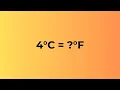 4 Celsius to Fahrenheit - How to Convert 4 C to F