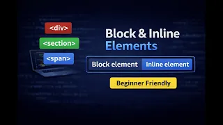 HTML Block Inline Elements Explained in Marathi Simple Tutorial Easy Explanation for Beginners