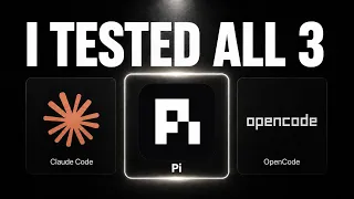 Pi Coding Agent vs Claude Code vs OpenCode I Tested All 3