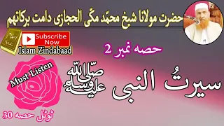 Serat Un Nabiﷺ Part 2 Ll سیرت النبی ﷺ حصہ نمبر دو Ll حضرت مولانا محمد مکی الحجازی 