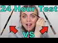 Maybelline TattooStudio Waterproof Eyebrow Pencil VS Revlon ColorStay Eyebrow Pencil 24 Hour Test