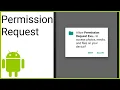 Runtime Permission for Android Dexter Library Log 1