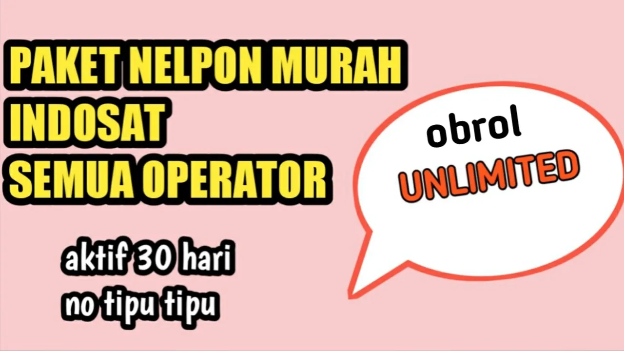 Cara Daftar Paket Nelpon Indosat Unlimeted Ke Semua Operator Terbaru