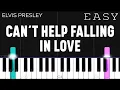 Download Lagu Can't Help Falling In Love - Elvis Presley | EASY Piano Tutorial