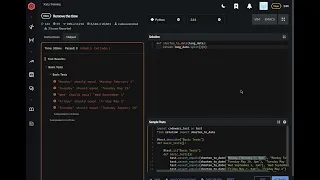 codewars python Remove the time