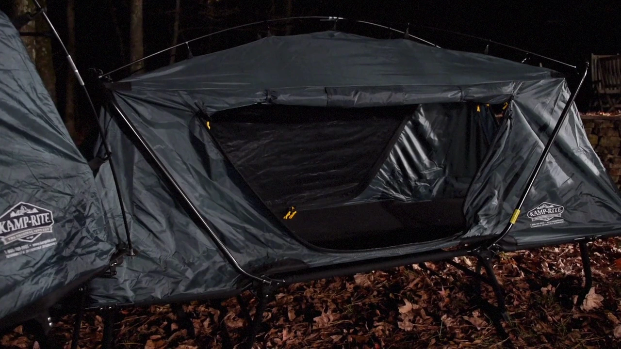 In Camp, Use Kamp-Rite Camping Gear