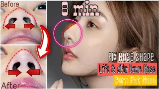 Top Exercises for Big Nose | Exercises to lift the NOSE and reduce the fat on the Nose Naturally