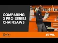 Comparing Professional-Grade Stihl Chainsaws MS 362 VS 462 VS 400C
