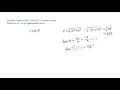Converting Complex Number from Standard Cartesian Form to Trigonometric Form Example