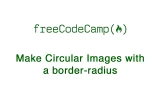 Basic CSS Make Circular Images with a border radius freeCodeCamp