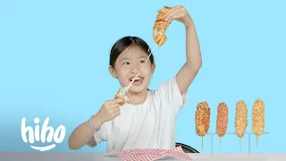 Download Kids Try Korean Corn Dogs | Kids Try | HiHo Kids MP3