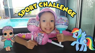 Tiga Sport Challenge dari Bunda ♥ Berhadiah Pikmi Pop My Little Pony dan LOL - Aqilla's Diary