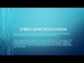 Stress Detection System