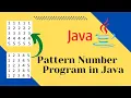 Number Pattern programs in Java Language Pattern Programs Tutorial