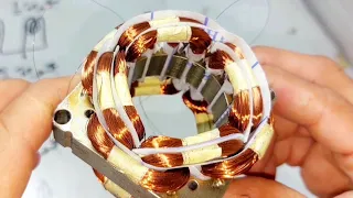 بفضل الله أقوى فيديو لإعادة لف موتور مروحه بوكس مع الشرح نظرى وعملى من الألف للياء للمبتدئين 