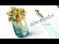 Download Lagu A Relaxing Watercolor Sunflower Painting Session