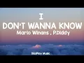 Mario Winans P Diddy - I Don t Wanna Know