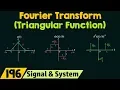 Fourier Transform of Basic Signals Triangular Function