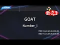 【カラオケ】GOAT/Number_i