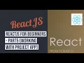 ReactJS for beginners - Part 5 Working with Project Catalog application