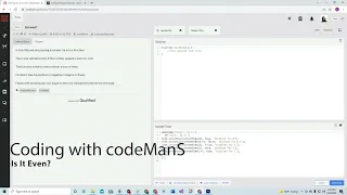 Codewars 8 kyu Is It Even JavaScript