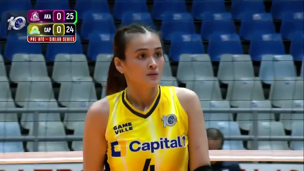 Belen, Santos TAKE THE LEAD 🔥 for Capital1 vs Akari in Set 1 | 2026-27 PVL All-Filipino Conference