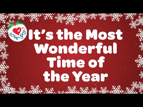 Download MP3 It's The  Most Wonderful Time Of The Year with Lyrics Christmas Song