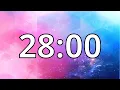 28 Minute Timer with Music Abstract Timer