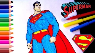 Superman Coloring Pages for kids Superman coloring book