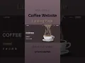 Coffee Website Using HTML CSS Step by Step Tutorial Fast Code