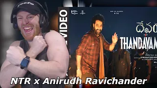 full video devara thandavam ntr x anirudh ravichander reaction by foreigner