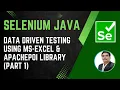 Session 40 - Selenium with Java Data Driven Testing Working with MS-Excel