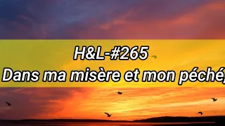 H L - Dans ma misere et mon peche