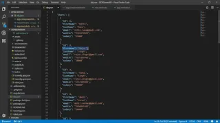 Display Table in Angular using JSON Server Rest API